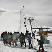 Kayak merkezine büyük ilgi