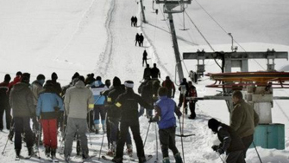 Kayak merkezine büyük ilgi