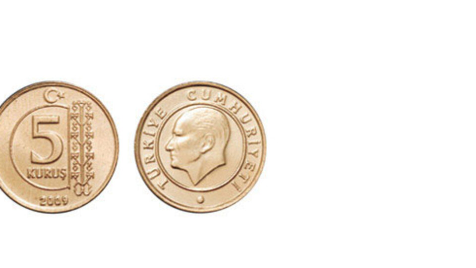 En çok beş kuruş bastı!
