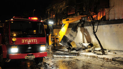 Gaziantep'teki fabrikada yangın