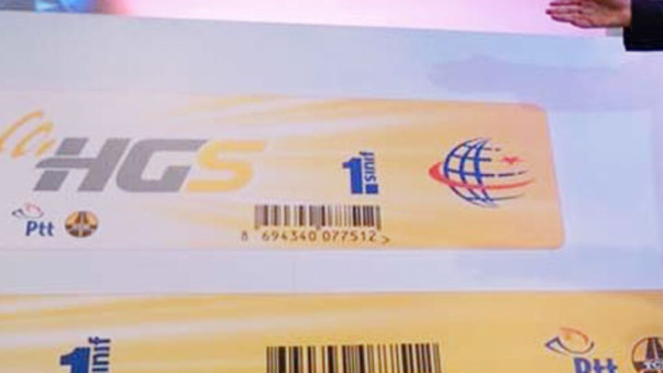 HGS etiketi nasıl yapıştırılmalı?