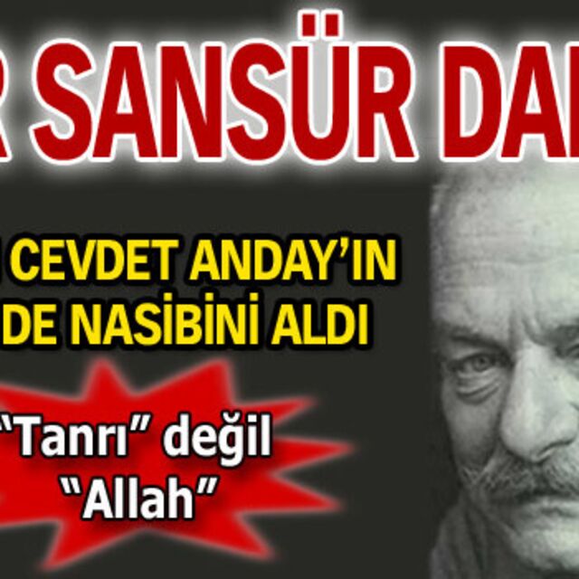 Bir sansür daha!