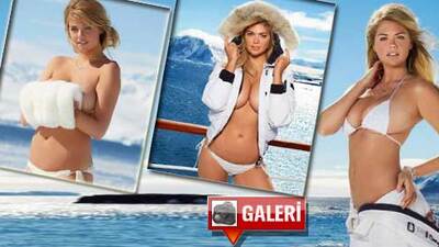 Kate Upton buzları eritti!