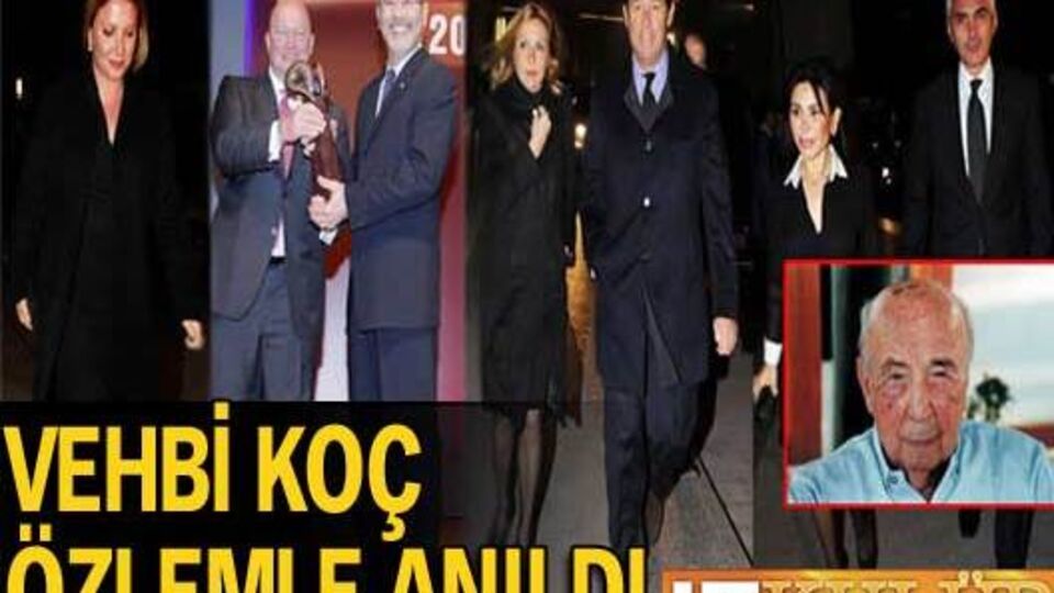 Vehbi Koç özlemle anıldı