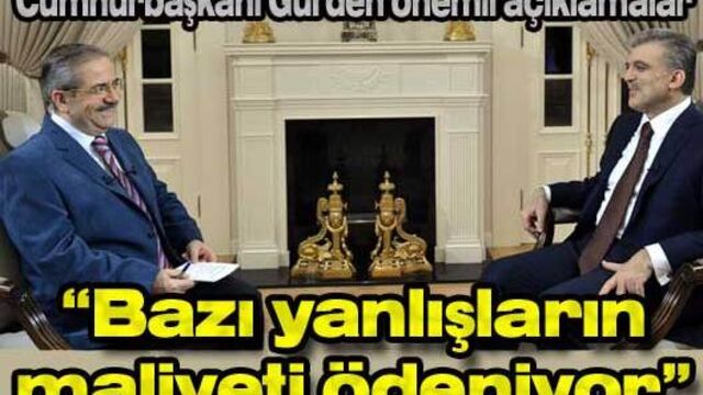 "Bazı yanlışların maliyeti ödeniyor"