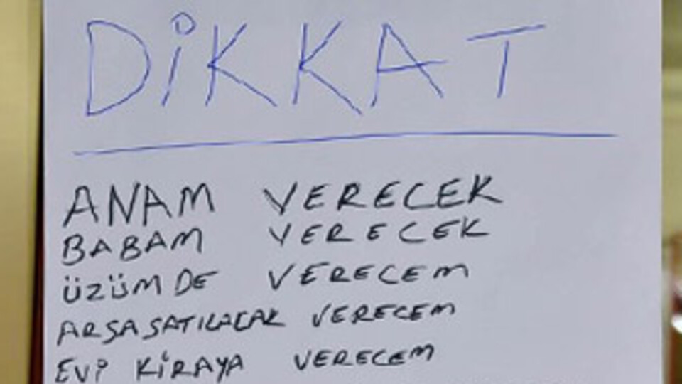 Bir berberin veresiye defteri!