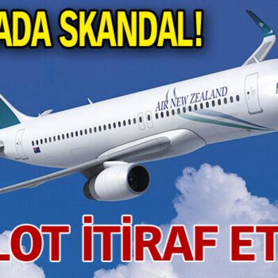 Havada iki kez uyudu!