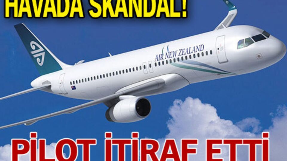 Havada iki kez uyudu!