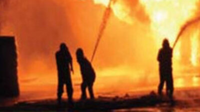 Ankara'da korkutan yangın