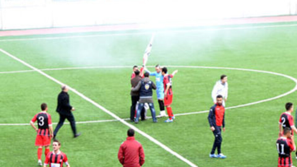 Kalkavan'ın maçında olay