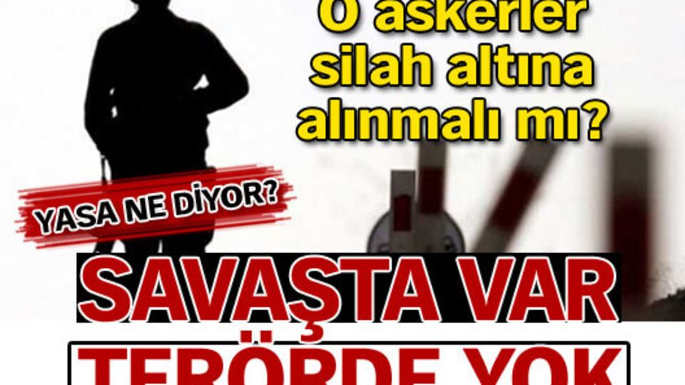 Savaşta var, terörde yok