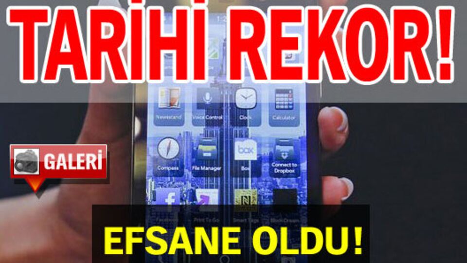 Tarihi rekor!