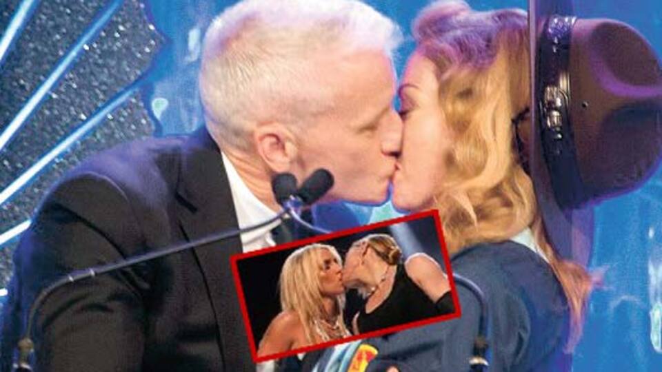 Madonna'dan 'gay' öpücük
