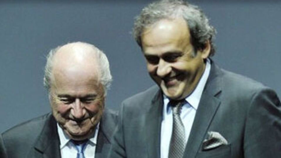 Platini sert çıktı!