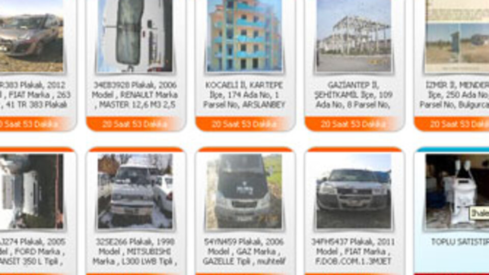 İcra malları için e-mezat başlıyor!