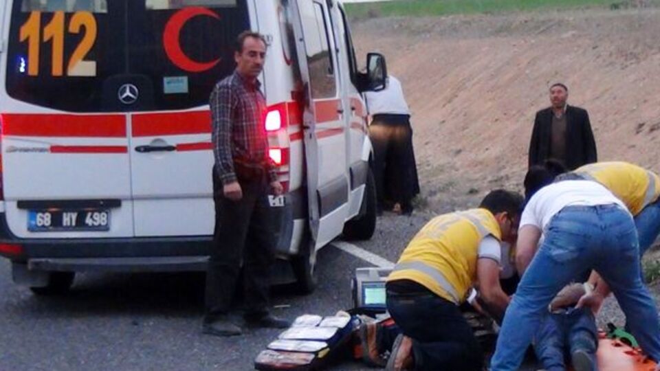 Aksaray'da feci kaza