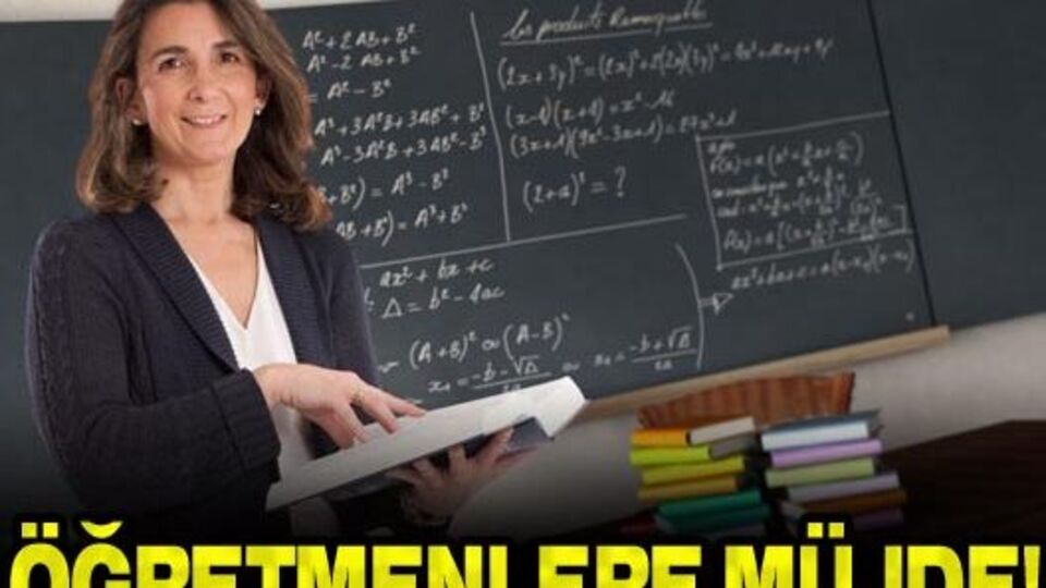 Öğretmenlere müjde!