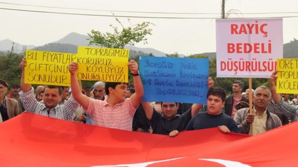 Muğla-Antalya Karayolu'nda 2B eylemi