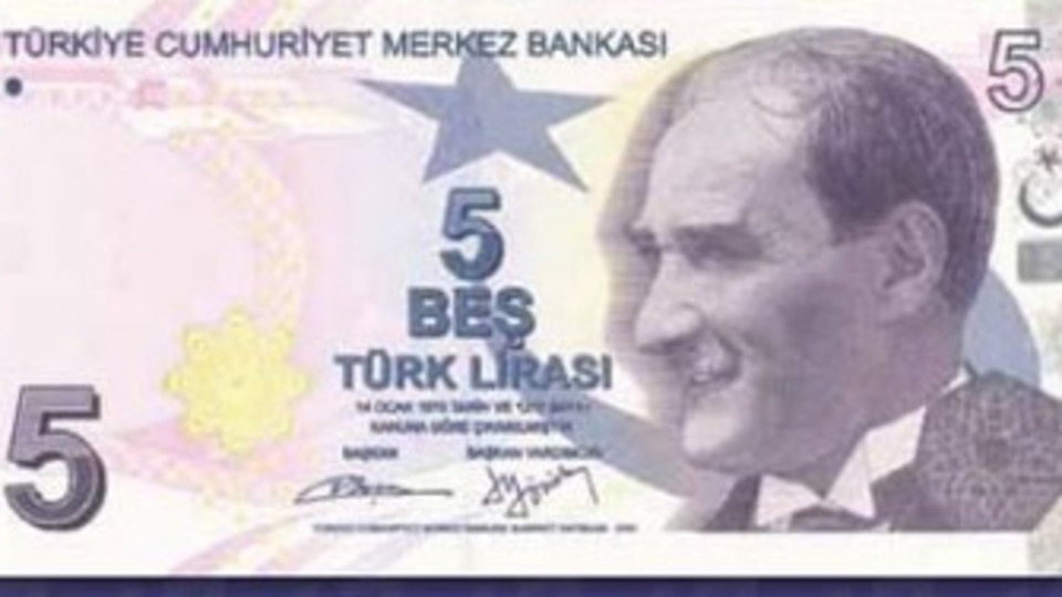 Mor 5 liralar piyasada!