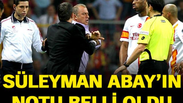 İşte Süleyman Abay'ın notu