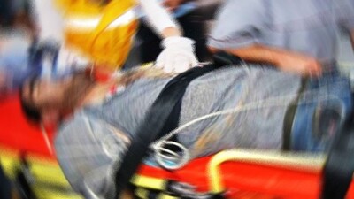 Samsun'da kamyonet devrildi!