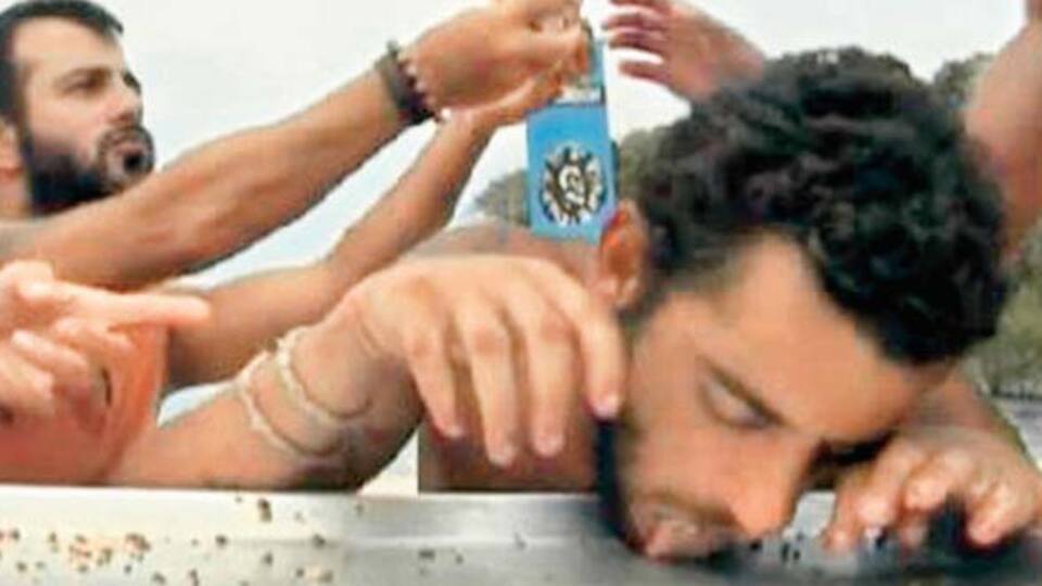 Açlık bu hale getirdi