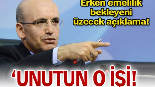 'Unutun o işi!'