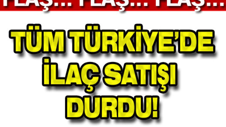 İlaç Takip Sistemi'nde arıza!
