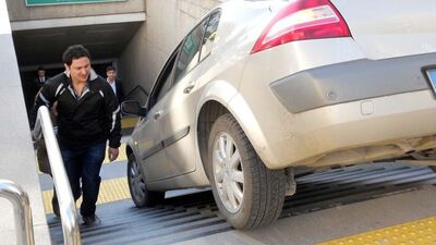 Metroya böyle girdi