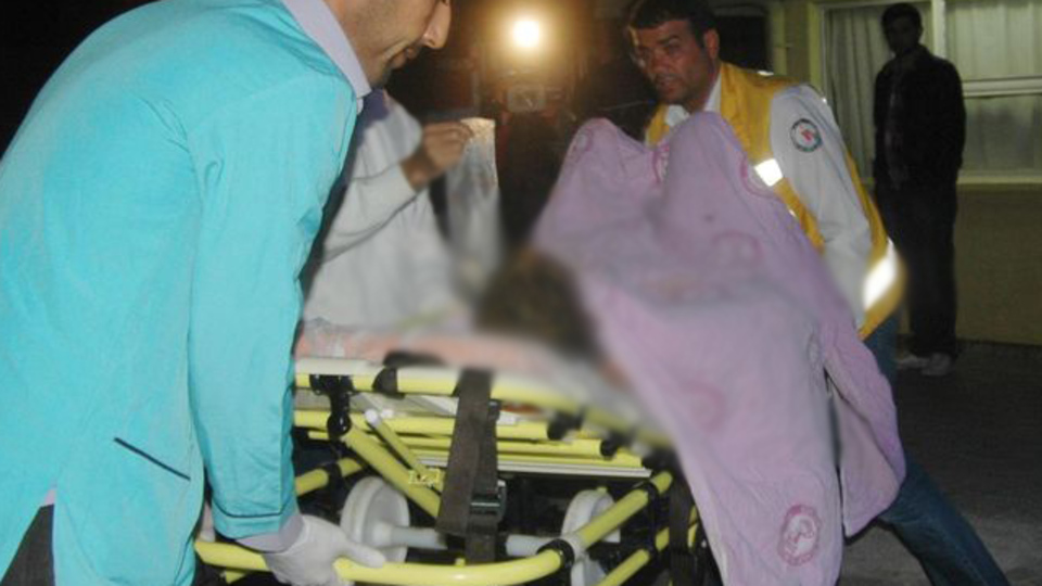 Çadır kentte yangın