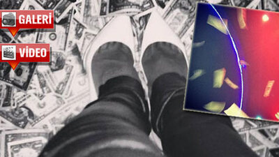 8 bin dolar saçtı!