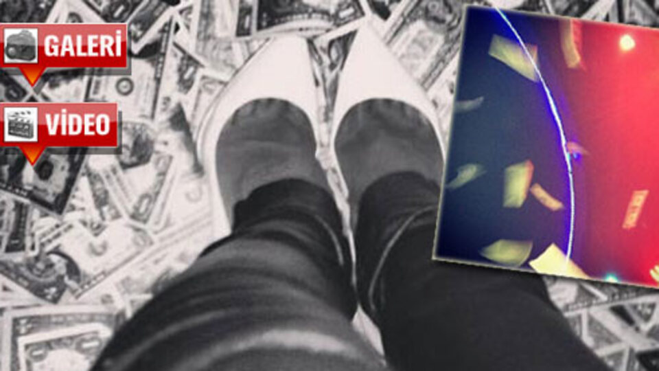 8 bin dolar saçtı!