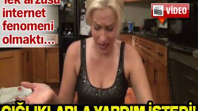 Çığlıklarla yardım istedi!