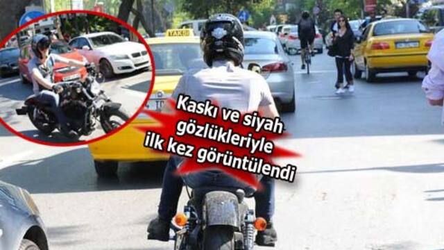 Ünlü oyuncunun motor keyfi