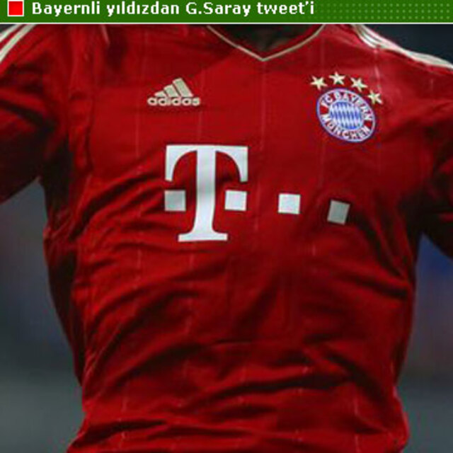 Bayernli yıldızdan G.Saray tweet'i