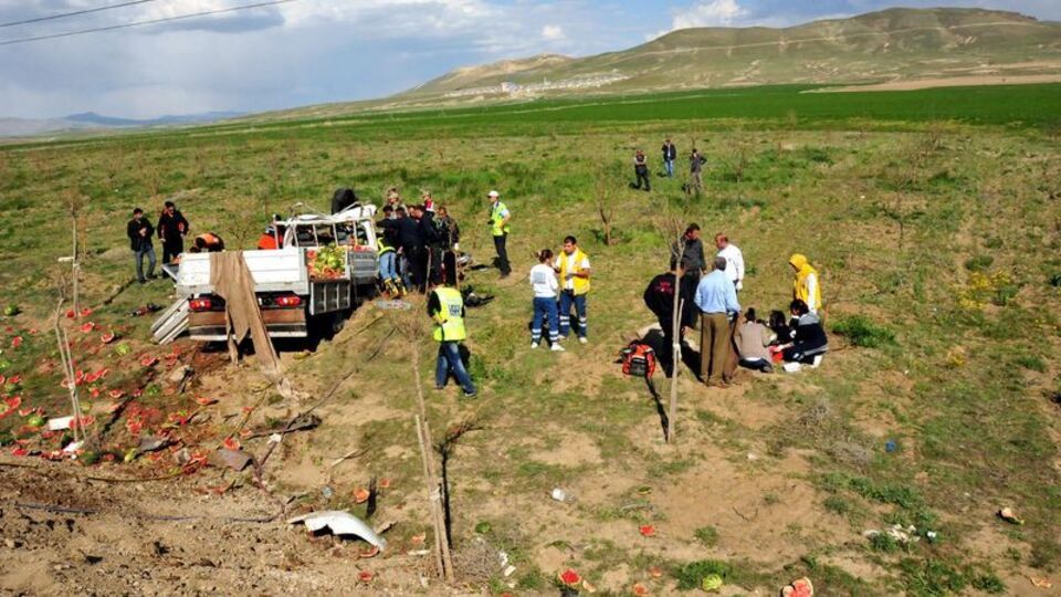 Van'da katliam gibi kaza!