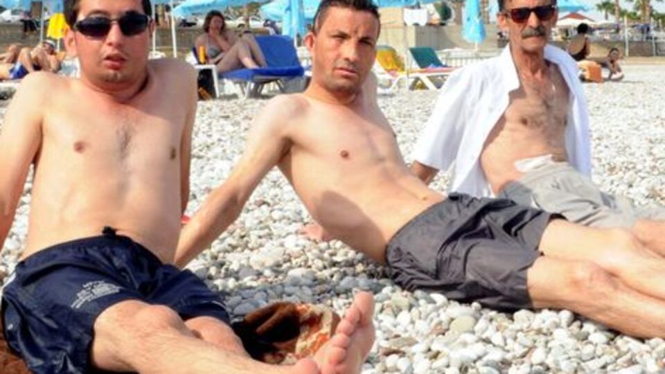 Yüz naklinden sonra deniz keyfi!