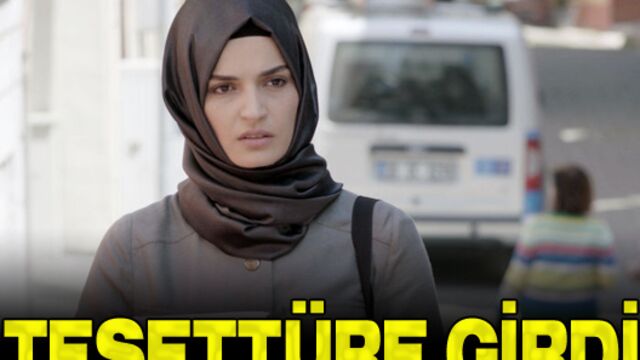 Tesettüre girdi