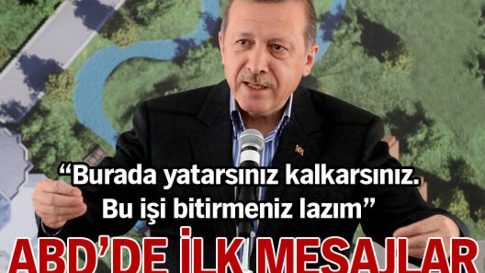 ABD'de ilk mesajlar