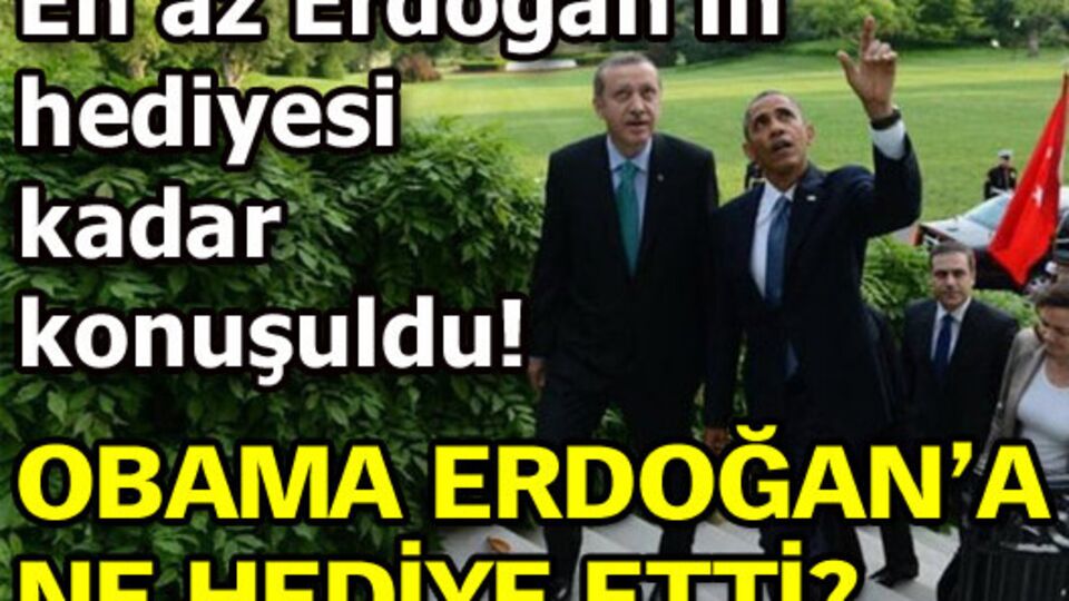 Obama Erdoğan'a ne hediye etti?