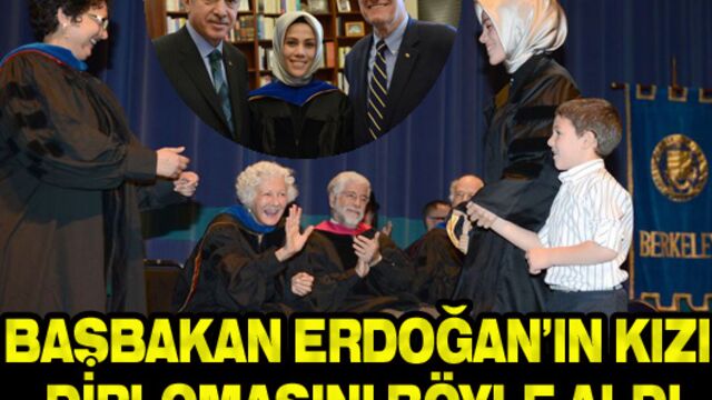 Başbakan, kızının mezuniyetine katıldı