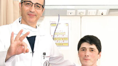 Sarı lacivert dikiş!