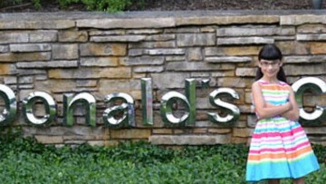 9 yaşındaki kızdan Mc Donald's'a fırça!