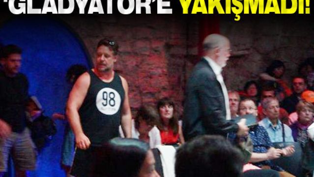 'Gladyatör'e yakışmadı!
