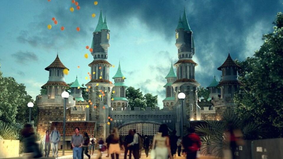 Eğlence parkı Vialand'da ilk kaza!