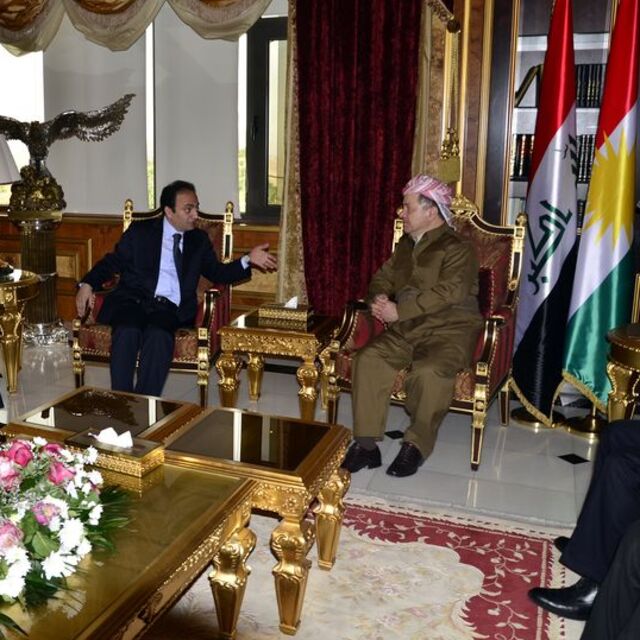 Baydemir Mesut Barzani ile görüştü