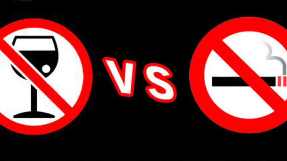 Alkol vs. sigara yasağı