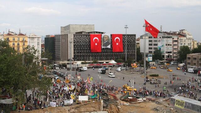 Taksim'de sakin gece