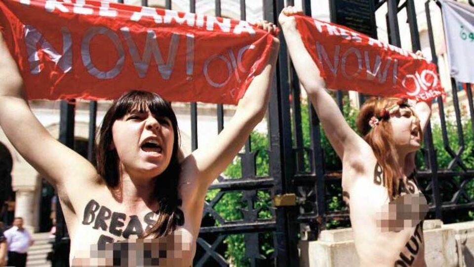 FEMEN üyelerine hapis cezası!
