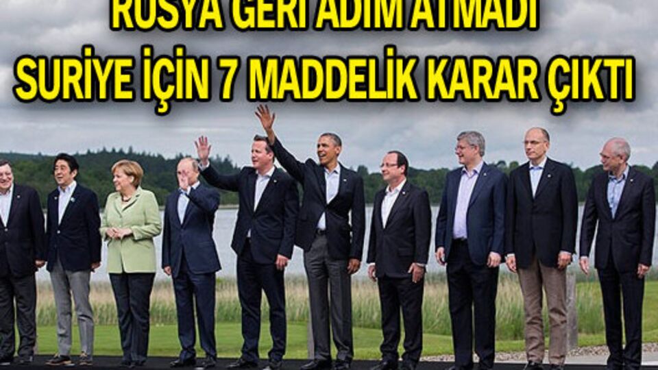 G8 Zirvesi sona erdi